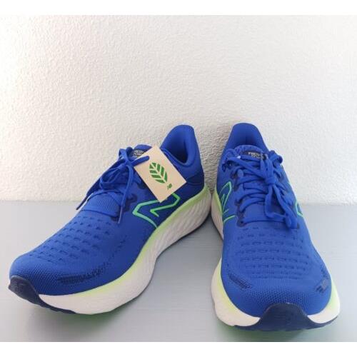 New Balance shoes Fresh Foam - Blue with green apple and vibrant spring 4