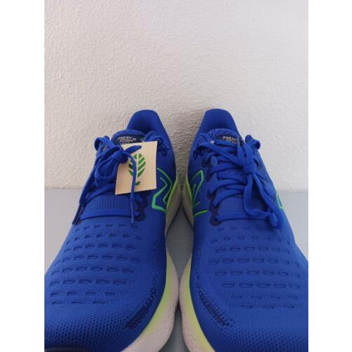 New Balance shoes Fresh Foam - Blue with green apple and vibrant spring 3