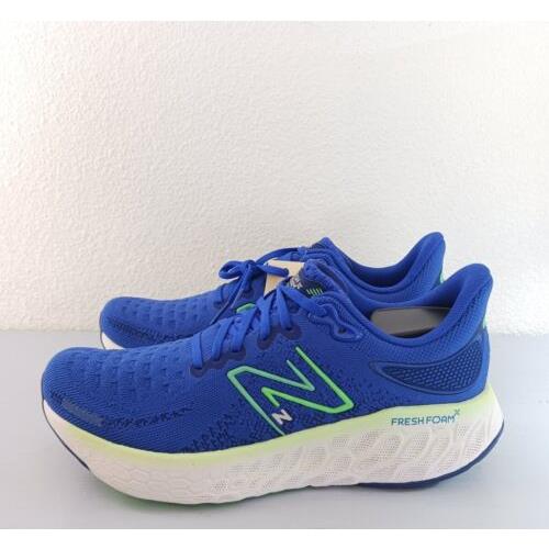 New Balance Men`s Fresh Foam Blue Shoes M1080V12 M1080S12 Size 8.5D