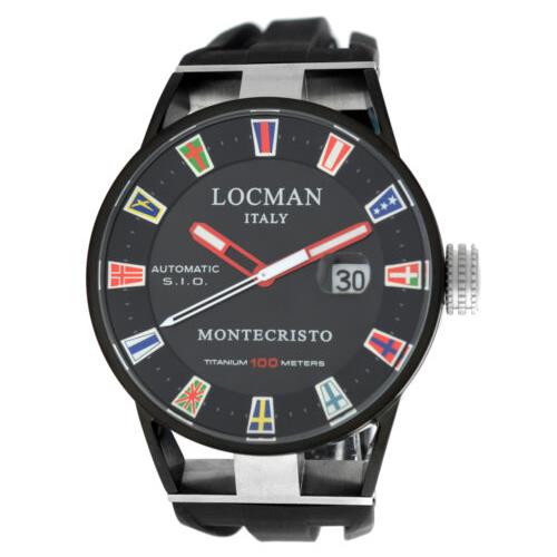 Locman Montecristo Ref. 511 Titanium Pvd Steel Men`s Automatic 44MM Watch