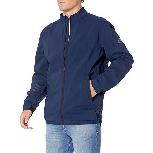 Adidas Men`s Provisional Rain Jacket - Choose Sz/col Collegiate Navy