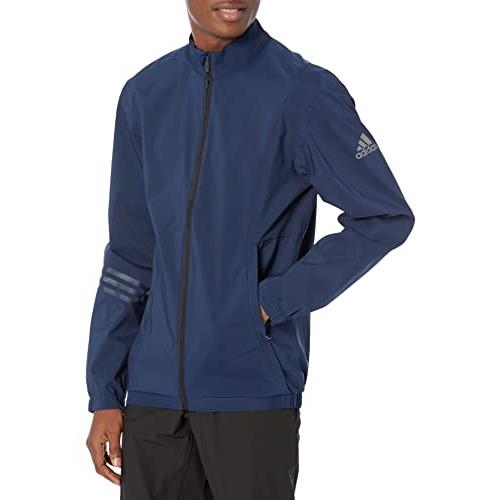 Adidas Men`s Provisional Rain Jacket - Choose Sz/col Navy