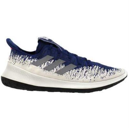 Adidas EF0525 Sensebounce+ Mens Running Sneakers Shoes - Blue Off White