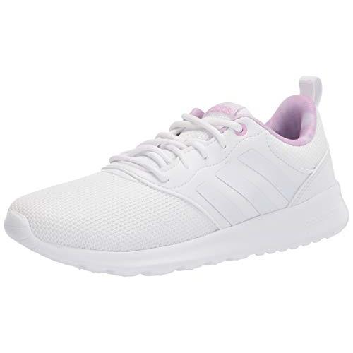 Adidas Women`s Qt Racer 2.0 Running Shoe Option 2 White/White/Lilac