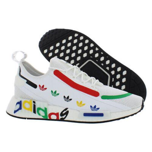 Adidas Nmd R1 Spectoo Mens Shoes - White/Red/Green/Yellow , White Main