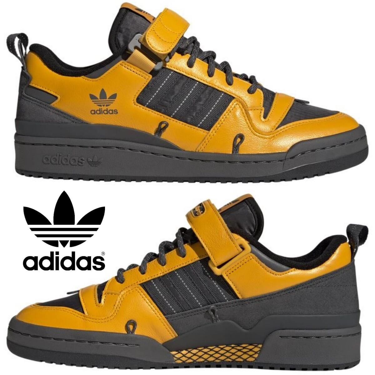Adidas Originals Forum 84 Low Men`s Sneakers Comfort Sport Casual Shoes Black - Black , Collegiate Gold / Grey Six / Core Black Manufacturer