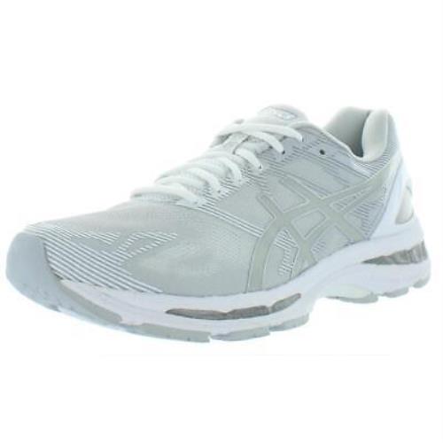 Asics Mens Gel-nimbus 19 Gray Mesh Running Shoes Sneakers 7 Medium D Bhfo 3507
