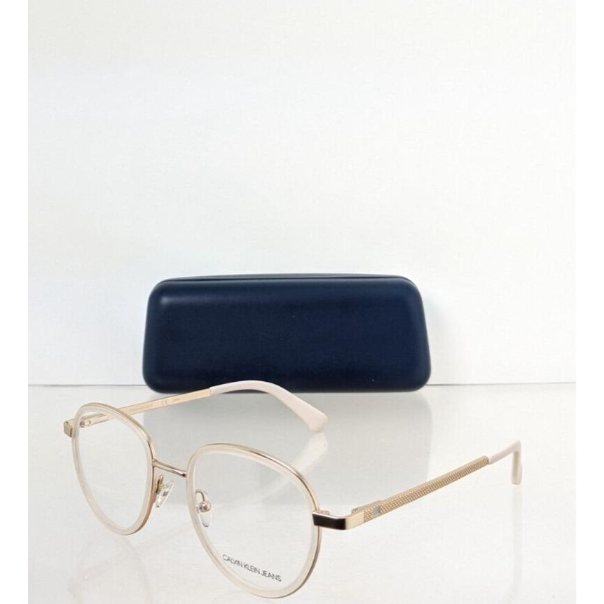 Calvin Klein Eyeglasses Ckj 156AF 000 Gold Frame