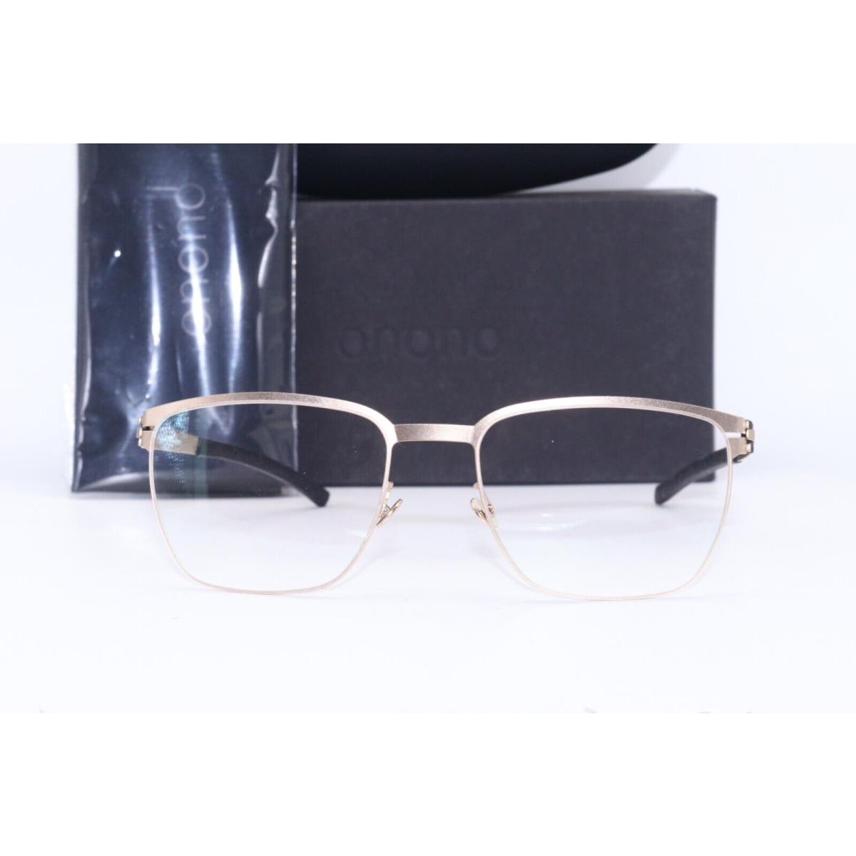 ic! berlin eyeglasses  - GOLD BLACK Frame, Clear Lens 0
