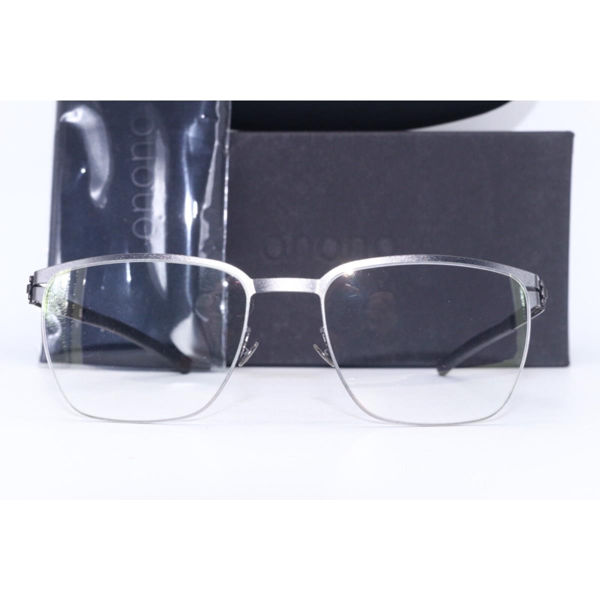 ic! berlin eyeglasses  - SLATE BLACK Frame, Clear Lens 0