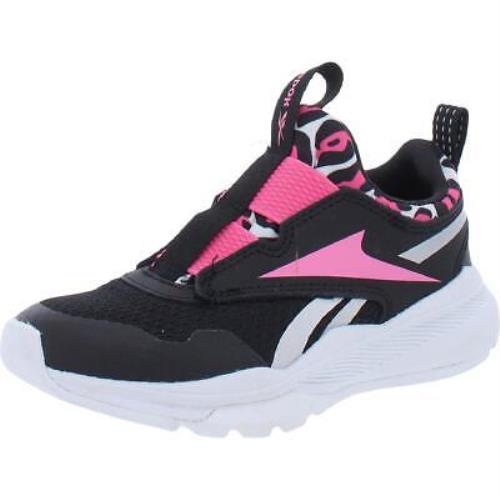 Reebok Girls Black Athletic and Training Shoes 11 Medium B M Little Kid 1183