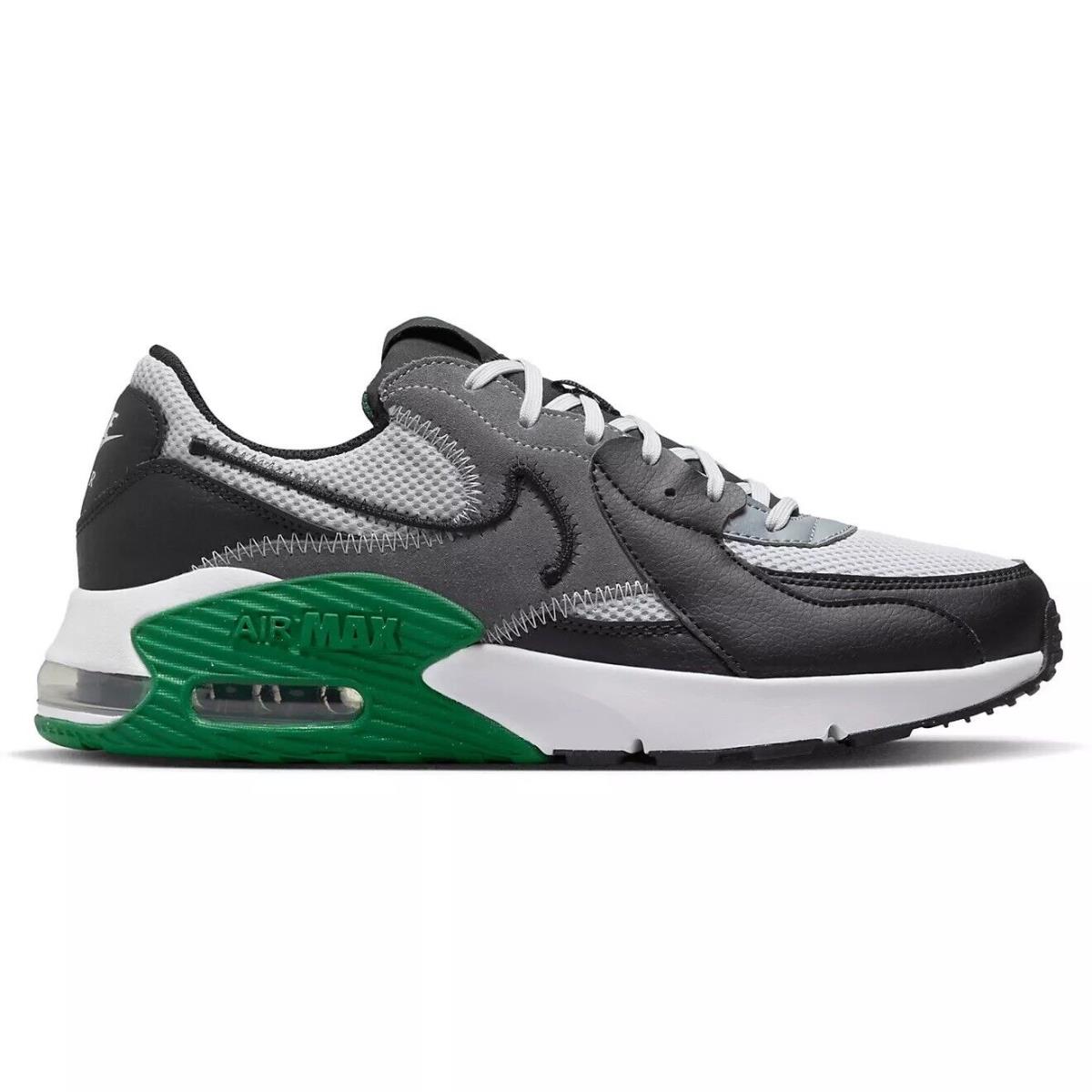 Mens Nike Air Max Excee Running Shoes Sneakers White Black Green CD4165 018 - Multicolor
