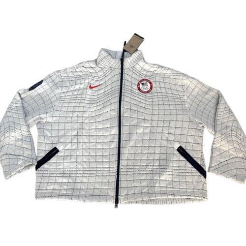 Women`s Nike Tech Pack Full Zip Team Usa Olympic Jacket DJ5246-121/S