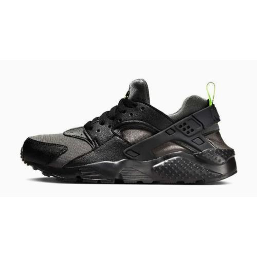 Nike Kids Air Huarache GS Running Shoes - Iron Grey/Black-Volt, Manufacturer: Iron Grey/Black-Volt