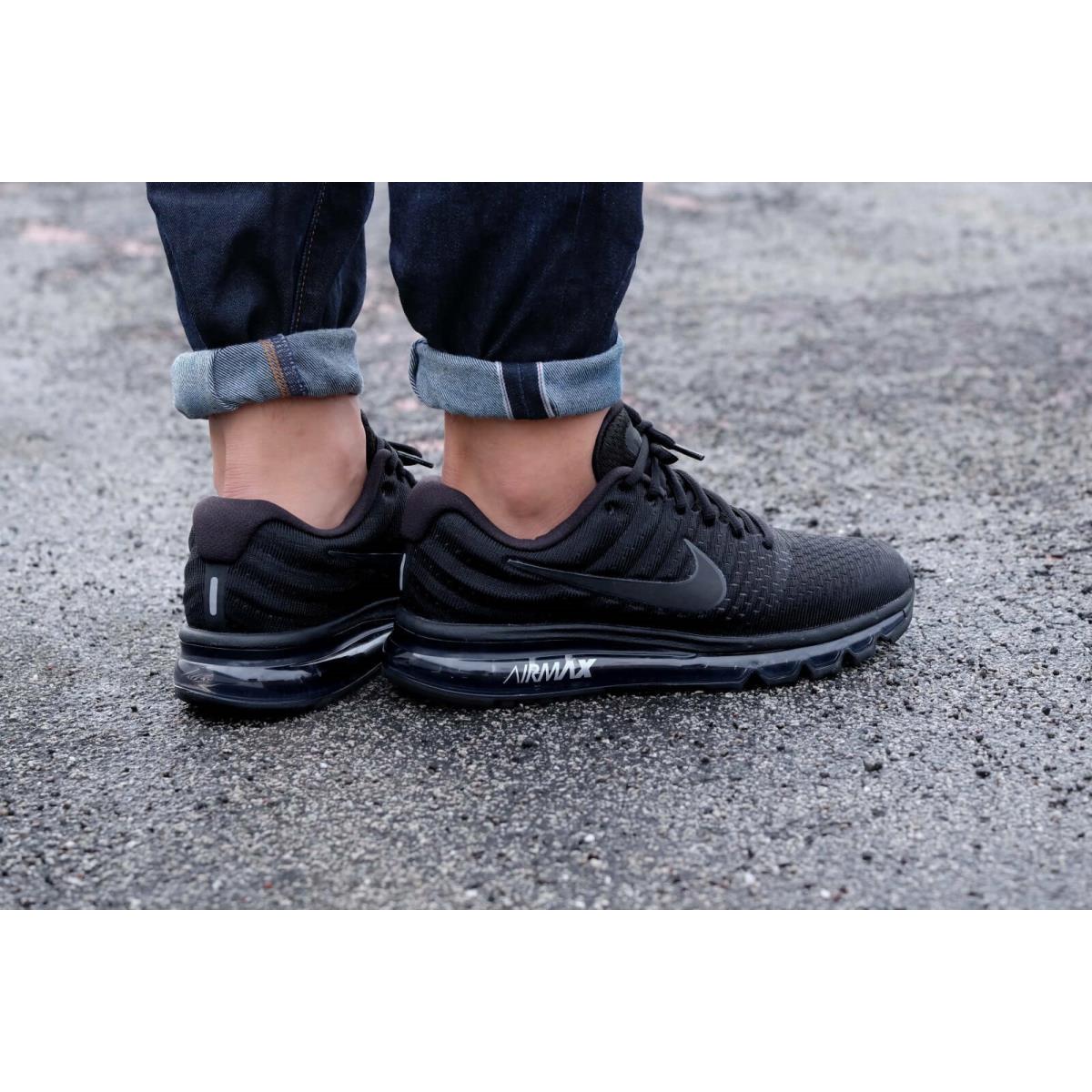 nike air max 2017 triple black