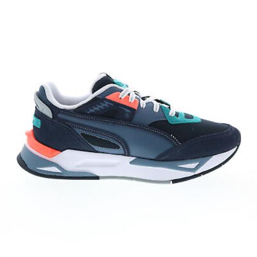 Puma Mirage Sport Cut Out 38644603 Mens Blue Canvas Lifestyle Sneakers Shoes