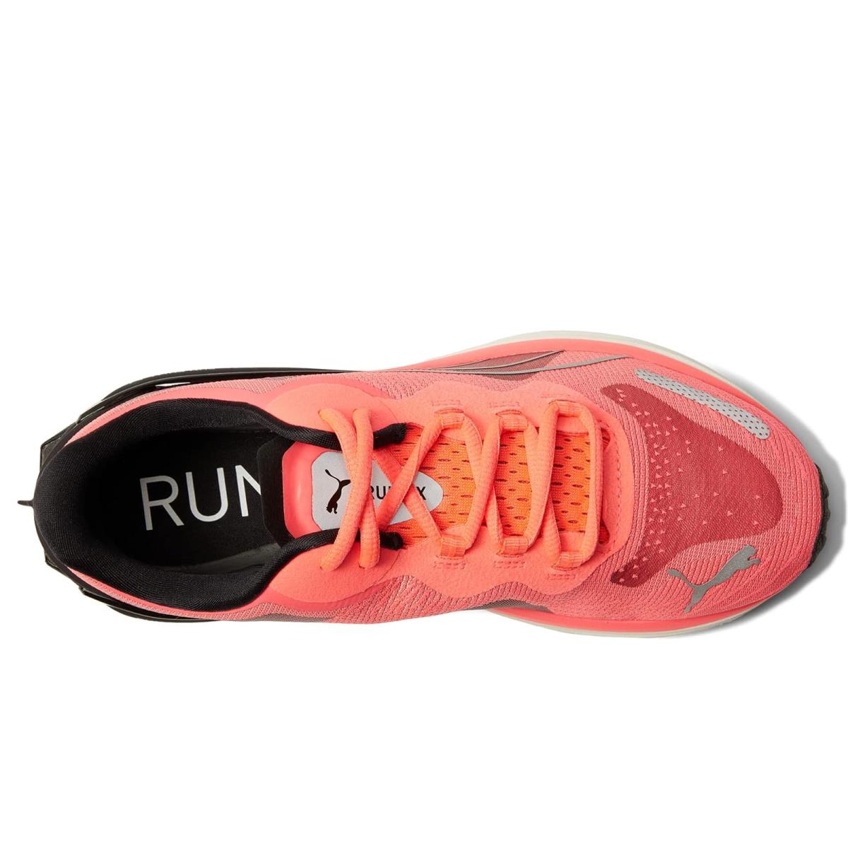 Woman`s Sneakers Athletic Shoes Puma Run XX Nitro Sunset Glow/Puma Black/Metallic Silver