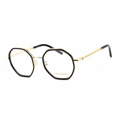 Tory Burch TY 1075 3327 Eyeglasses Dark Tortoise Pale Gold Frame 51mm - Frame: Gold Tortoise
