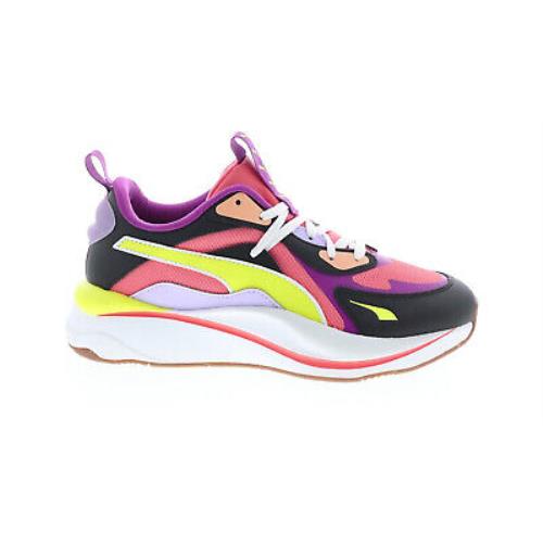 Puma Rs-curve Sunset 38140601 Womens Pink Leather Lifestyle Sneakers Shoes 6