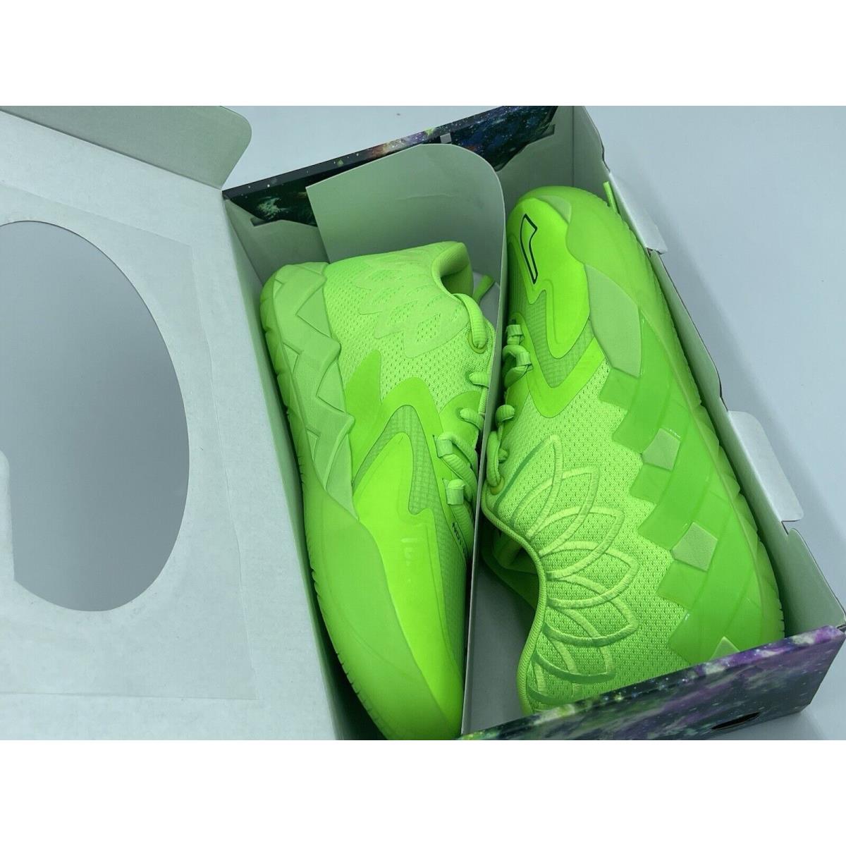 Size 11 - Puma Lamelo Ball MB.01 Lo Volt - 376941-07 Green Gecko Rare Uk 10 - Green