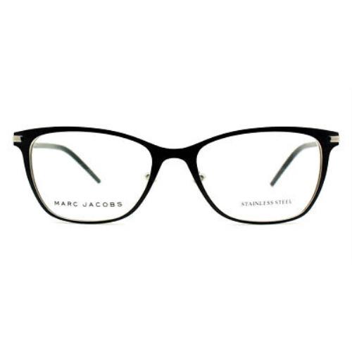 Marc Jacobs 64 Women Eyeglasses Rectangle 065Z Black 53mm