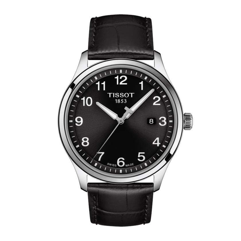 Tissot Men`s Gent XL Classic Black Leather Band Watch T1164101605700