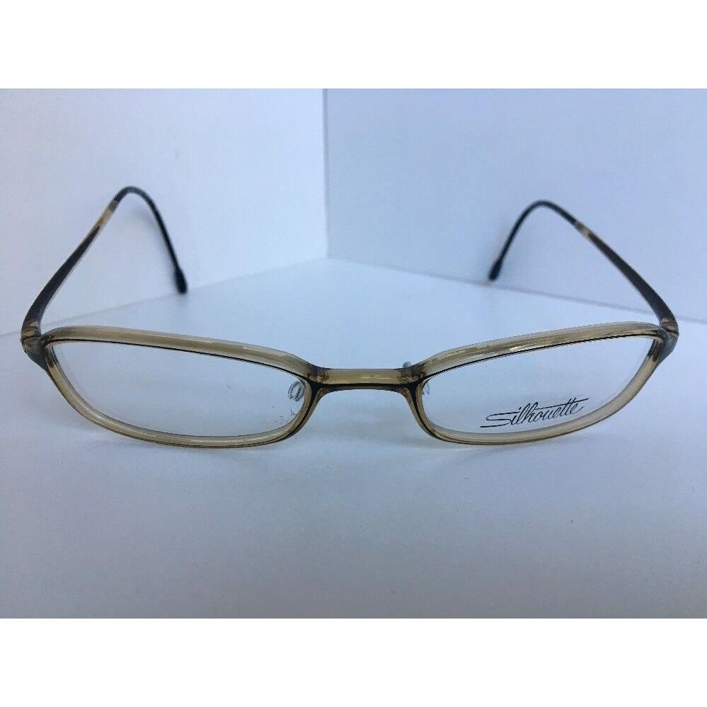 Silhouette eyeglasses Designer - Green , Clear Frame 2
