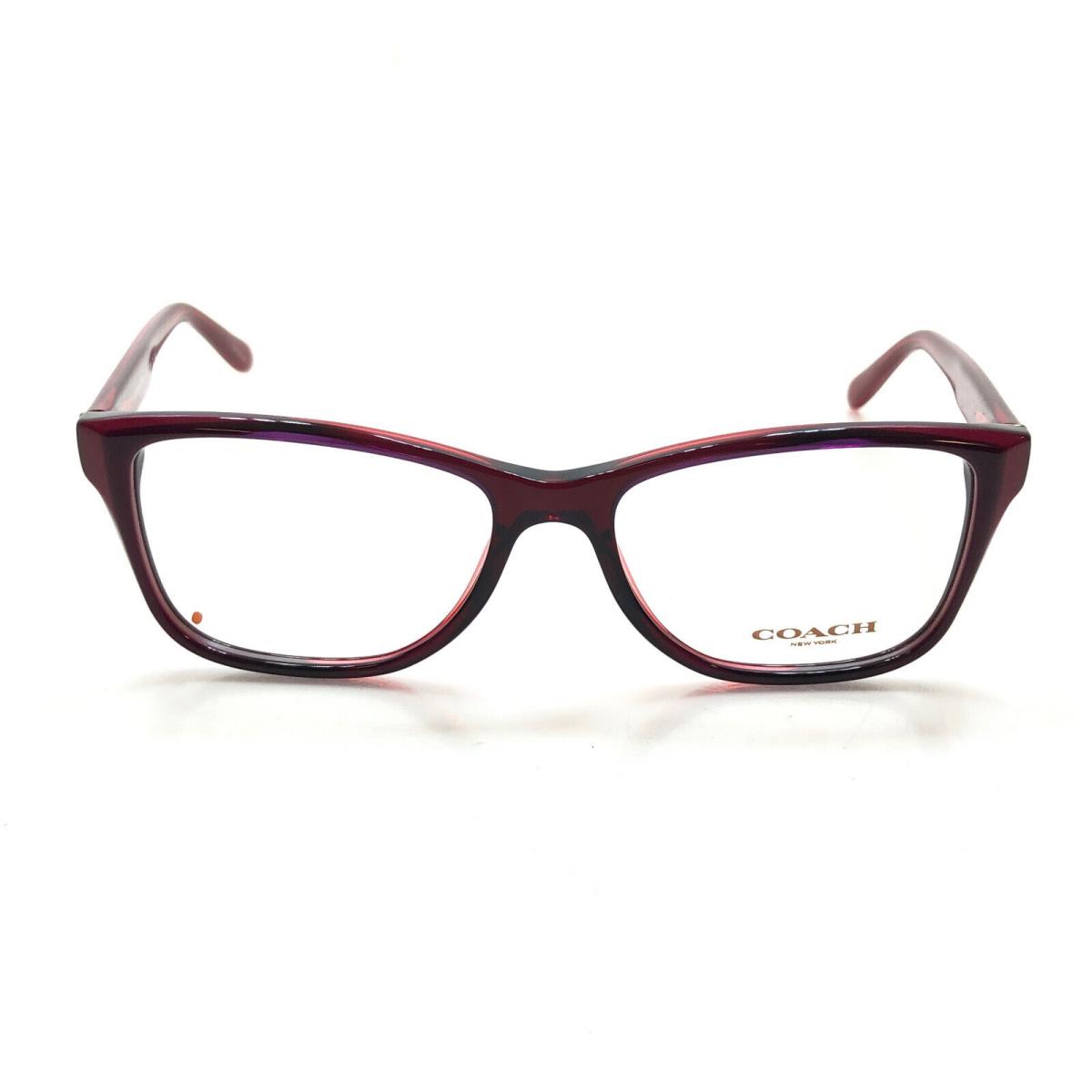 Coach HC 6129 5532 Berry Laminate Designer Prescription Eyeglasses Frames