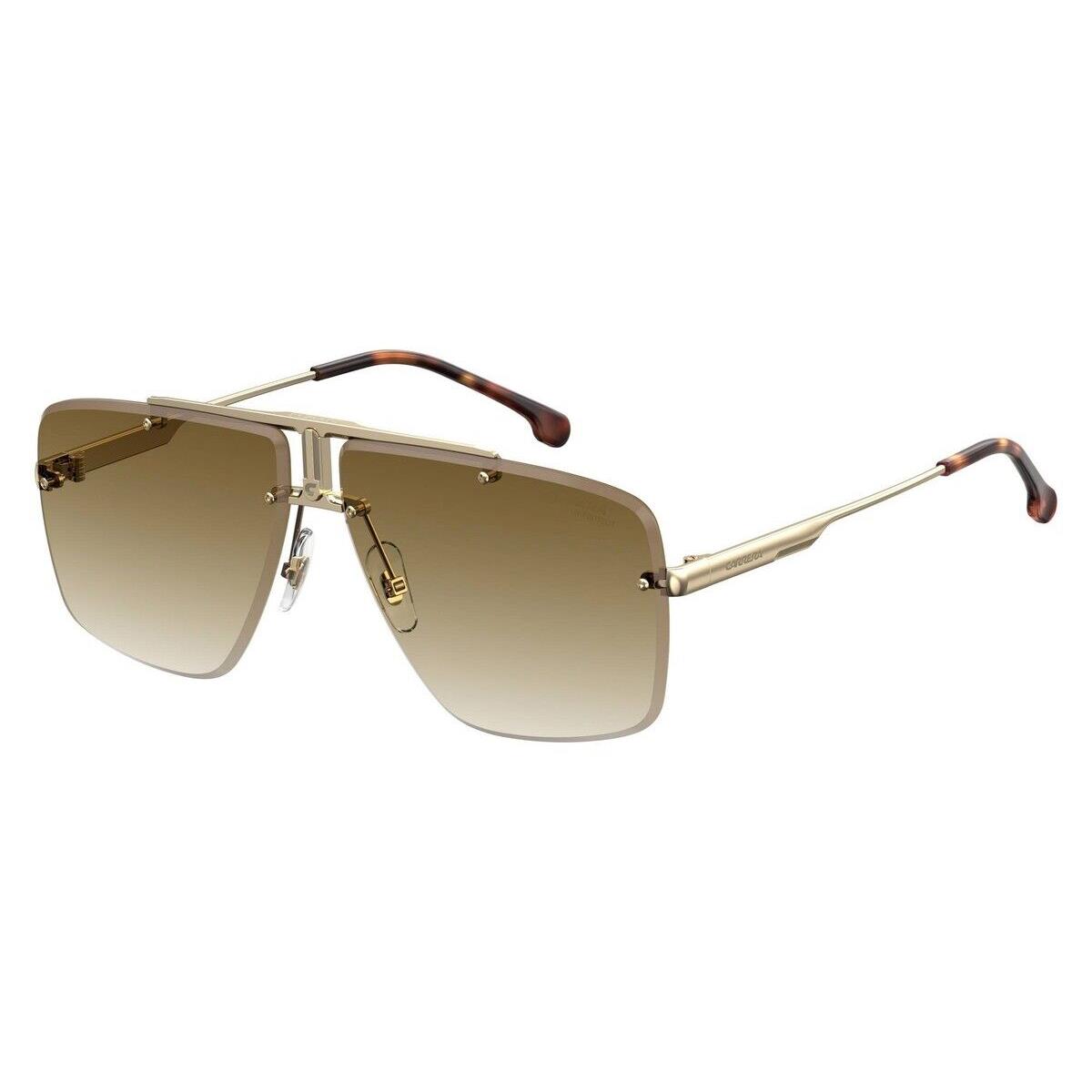 Carrera 1016/S Sunglasses Unisex 0J5G Gold Aviator 64mm