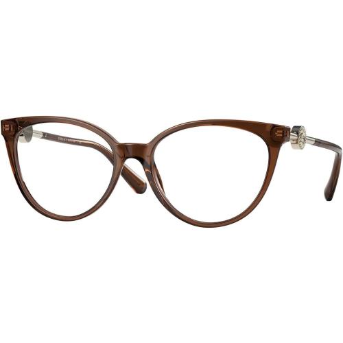 Versace Eyeglasses VE3298B 5324 53mm Transparent Brown / Demo Lens