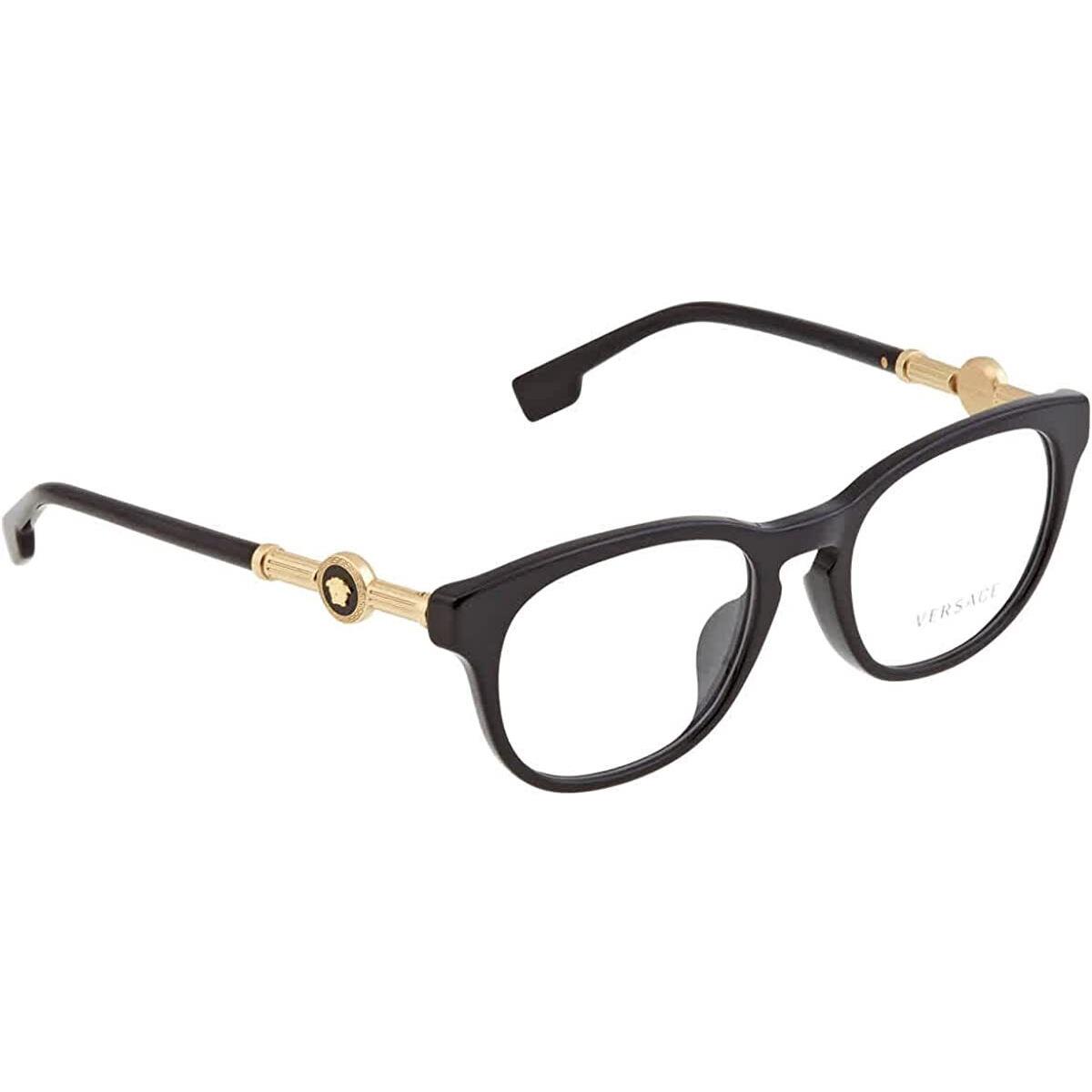 Versace Eyeglasses VE3310F GB1 52mm Black / Demo Lens