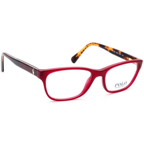 Ralph Lauren Polo Eyeglasses PH 2127 5495 Red/plaid on Tortoise Frame 52 17 145