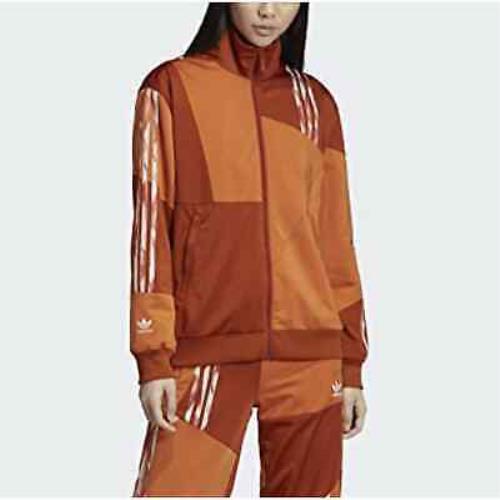 Adidas x Danielle Cathari Deconstructed Track Jacket Orange Small Rare Htf