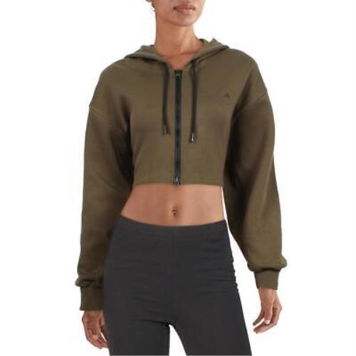 Adidas Stella Mccartney Womens Green Fitness Track Jacket Athletic S Bhfo 3204