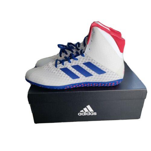 57 Adidas Mat Wizard 4 BC0533 White/red/blue Wrestling Shoes 2020 Size 13