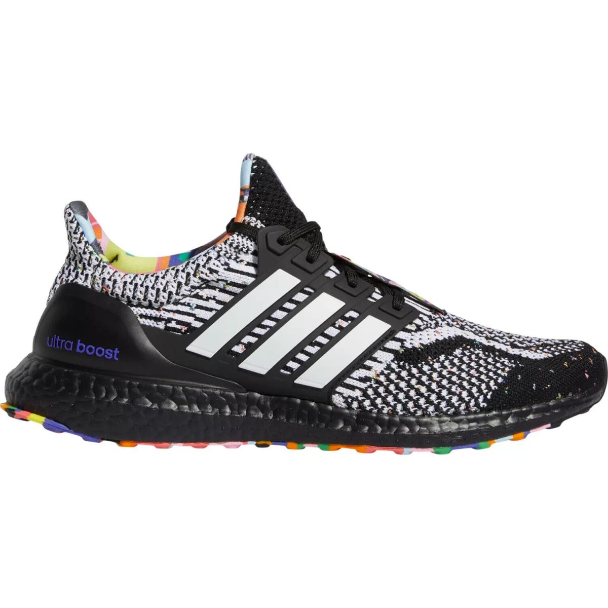 Adidas Black/white/purple Pride Ultraboost 5.0 Dna Running Shoes Mens 10.5 44.66