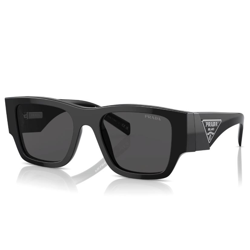 Prada PR 10ZS 1AB5S0 Black Grey Men`s 54 mm Sunglasses