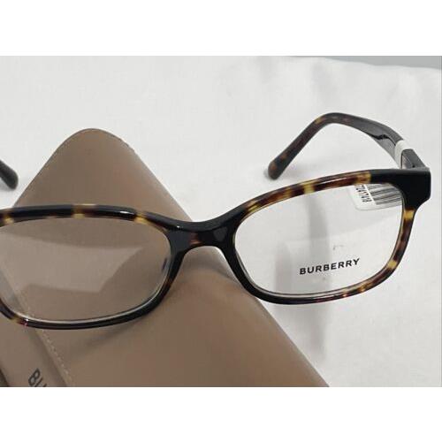 Burberry BE2201 3002 Dark Havana Rectangle Women`s 52 mm Eyeglasses  52-17-140 - Burberry eyeglasses - 8053672417418 | Fash Brands