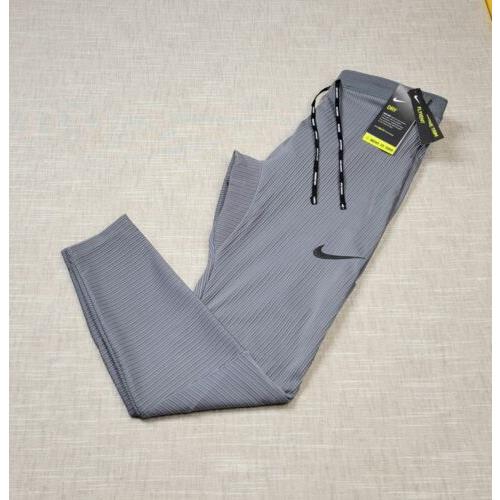 Nike Aeroswift Tights Pants Large Mens Gray Black Run Racing Flyvent Reflective