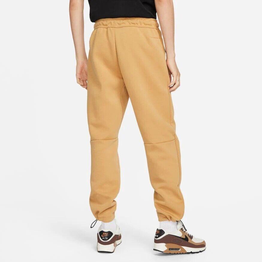 Nike Sportswear Tech Fleece Straight Jogger Pants Mustard DQ4312-722 Mens Size S