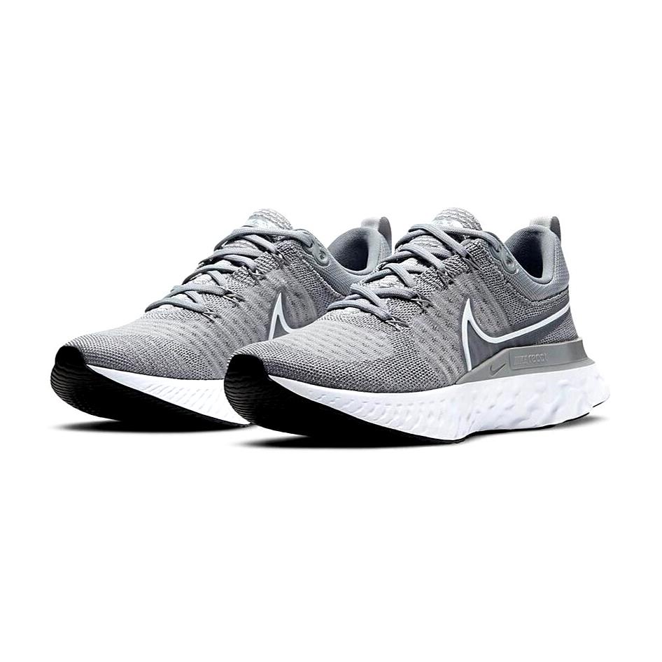 Nike React Infinity Run FK 2 Womens Size 10.5 Shoes CT2423 001 Grey White