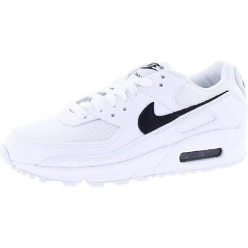 Nike Womens Air Max 90 White Running Shoes Sneakers 5 Medium B M Bhfo 4182