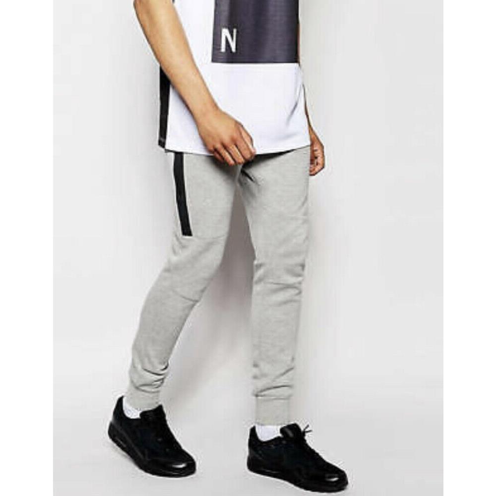 Nike Nsw Tech Fleece Jogger Pants Slim Heathered Grey 545343 065 Men Size XL
