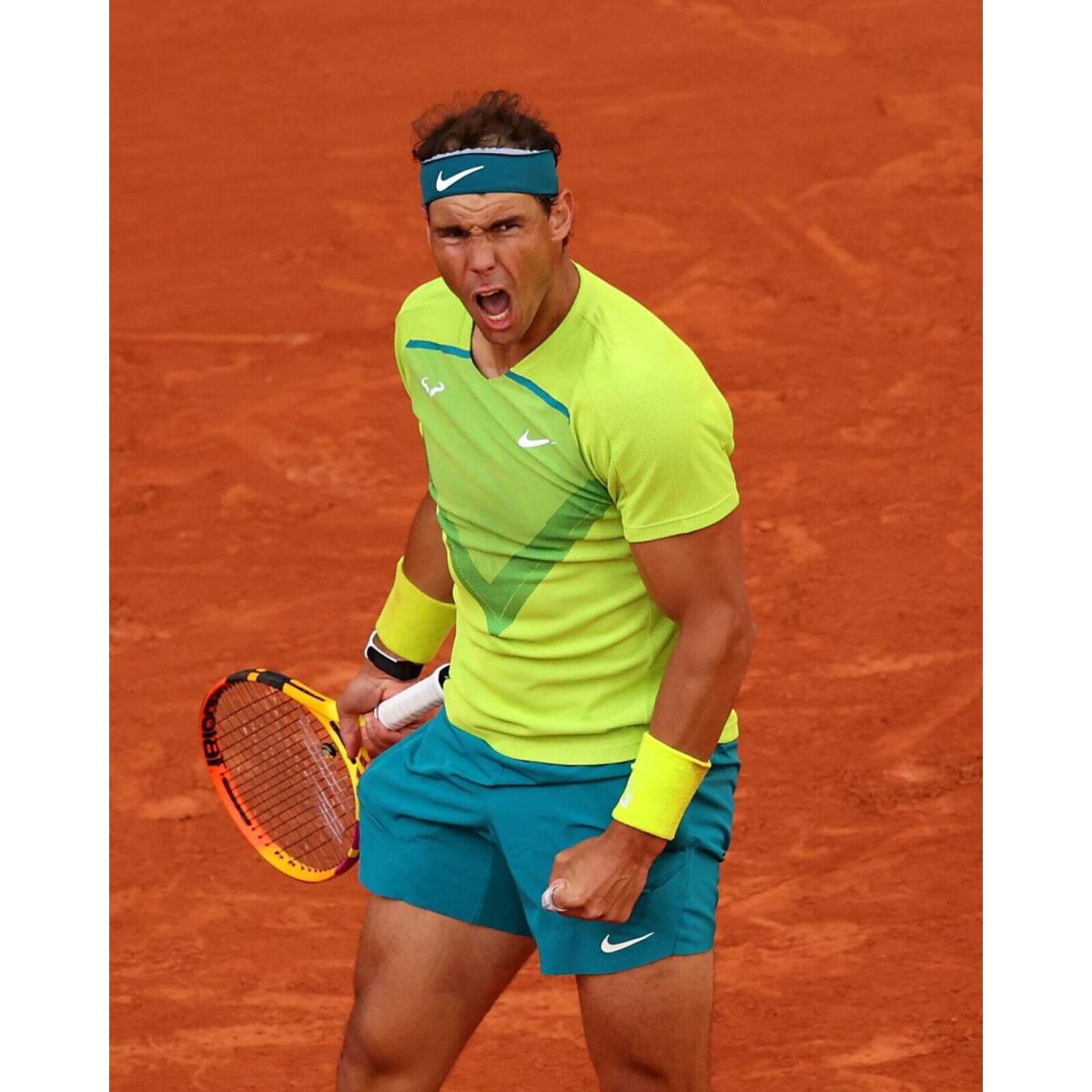 Nike Rafa Adv Dri-fit Tennis Shirts DD8540-321 Rafael Nadal Roland Garros 22