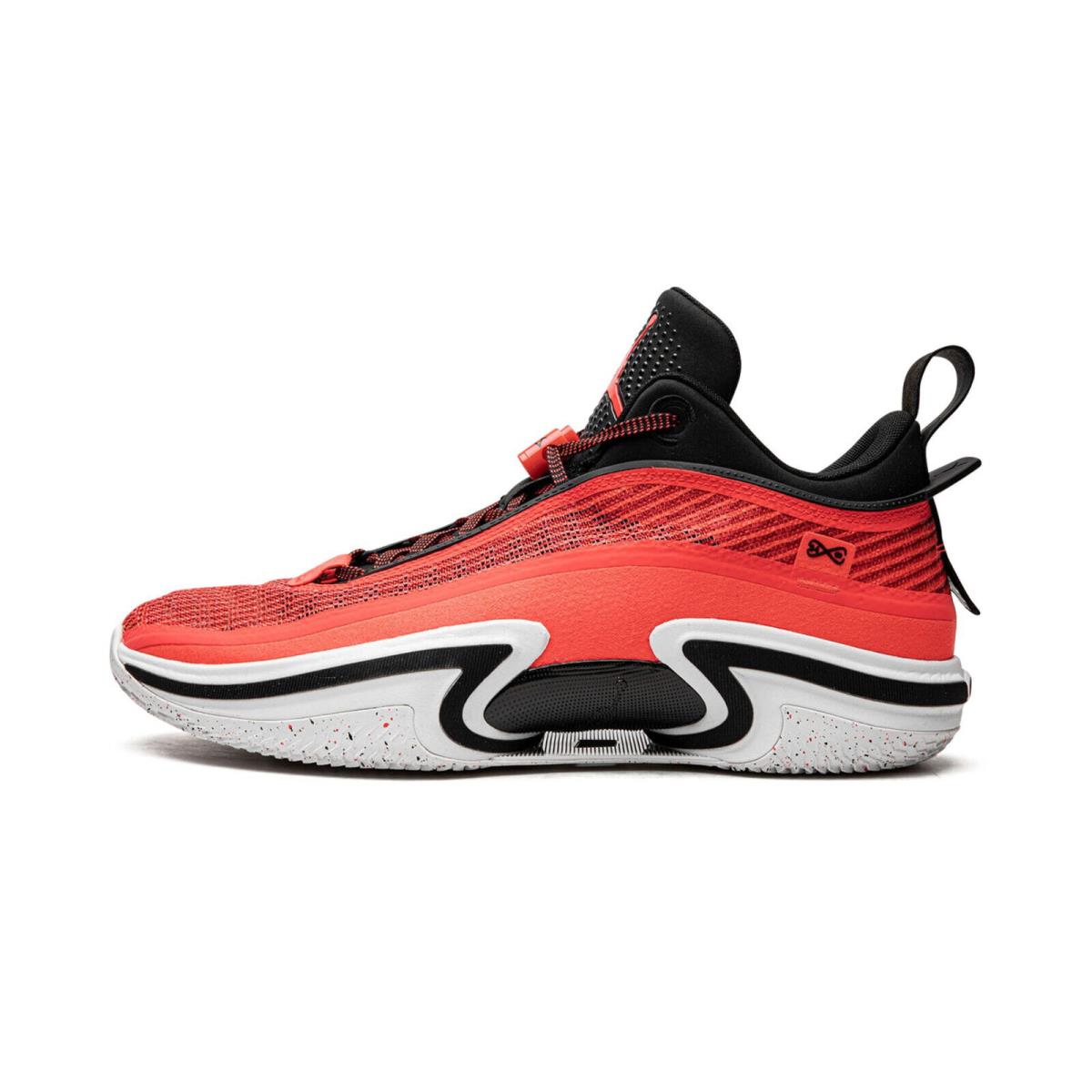 Men Nike Jordan 36 Xxxvi Basketball Shoes Size 8 Infrared Red Black DH0833 660
