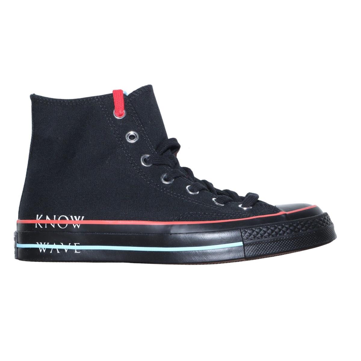 Converse x Know Wave Black Blue Red Chuck 70 HI Unisex Size M 5 W 7 161378C Shoe - Black