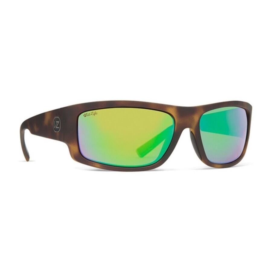 Vonzipper Semi Sunglasses Tortoise Satin / Wildlife Green Flash Polarized Ptg