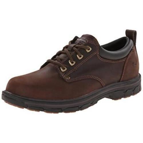 Skechers Mens Segment R Leather Lace Up Oxfords Shoes Bhfo 0018