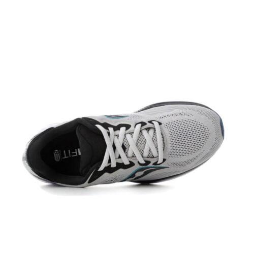 Saucony shoes RIDE - Fog/Black/Storm Grey 4