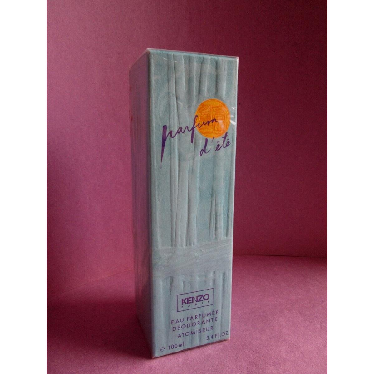 Parfum D`ete Kenzo Vintage Perfumed Deodorant Spray 100 ml 3.4 oz Box